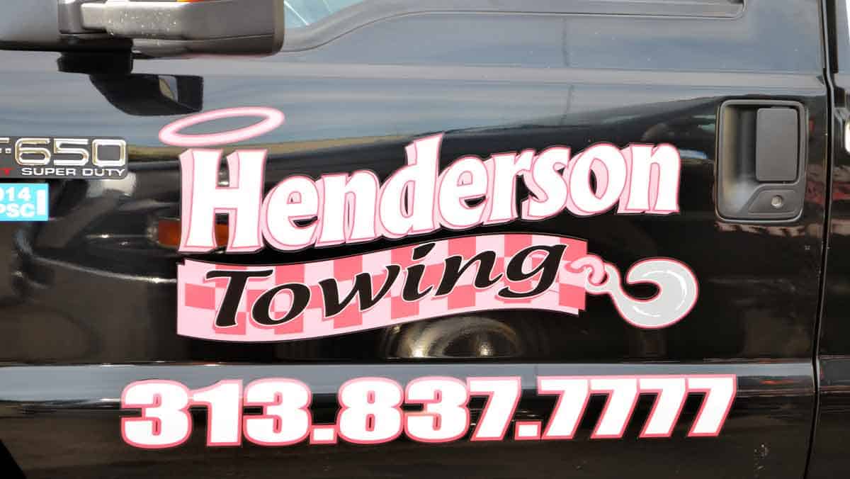 Henderson towing truck